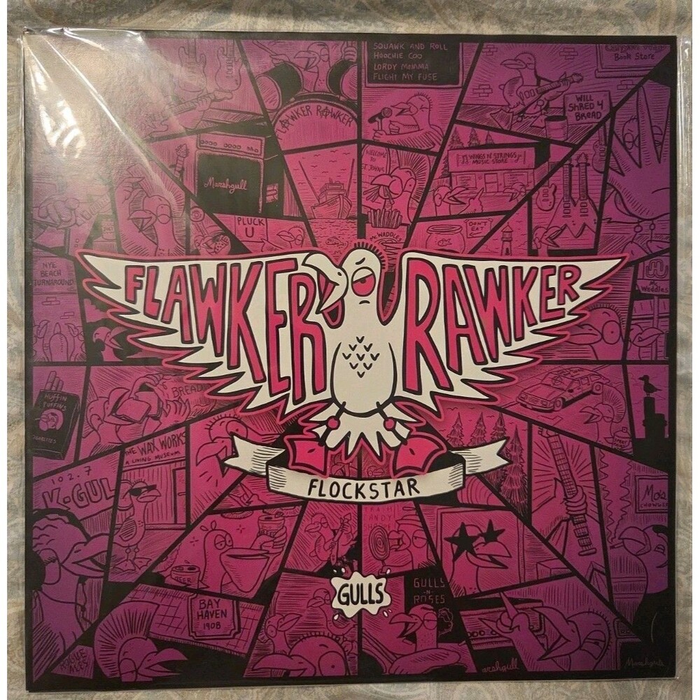 New LP Flawker Rawker GULLS Flockstar Portland Heavy Metal Rock 2019
